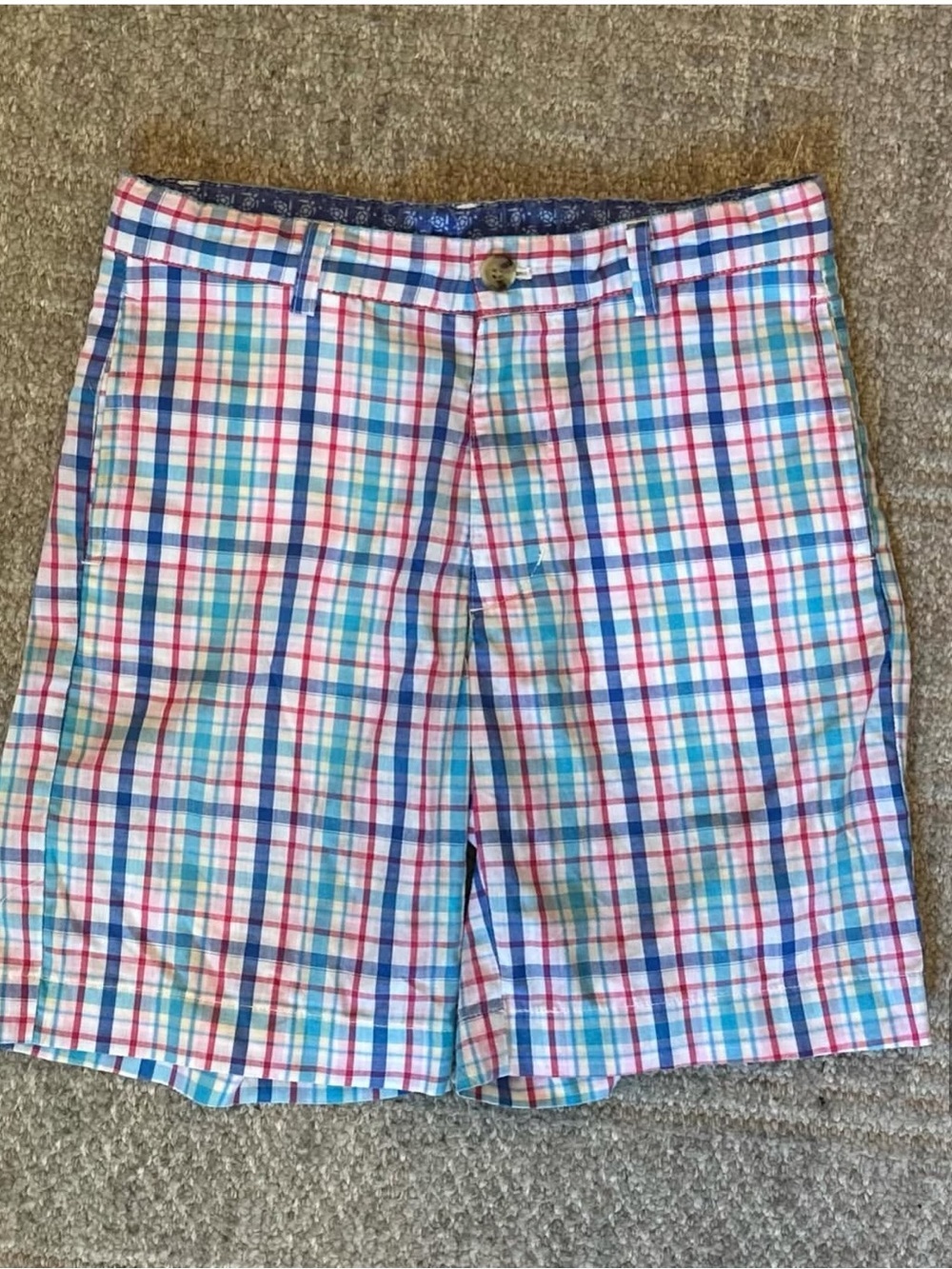 VGUC Boys J. Bailey plaid shorts size 8